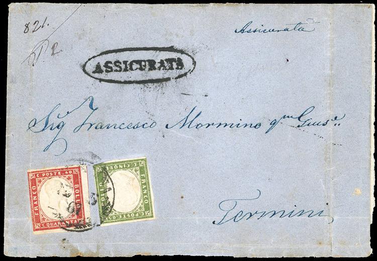 1861 - 5 cent. verde oliva ... 