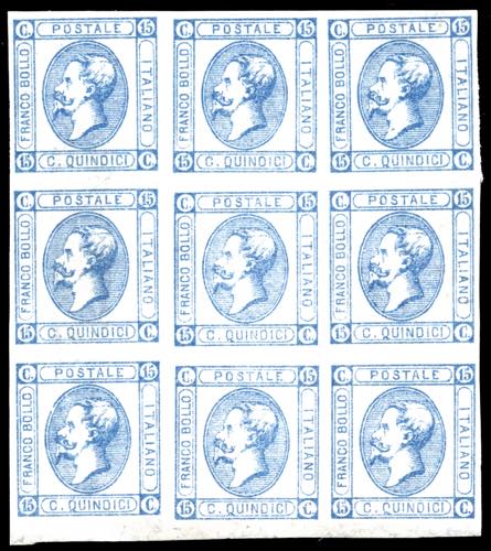 1863 - 15 cent. Litografico, I ... 