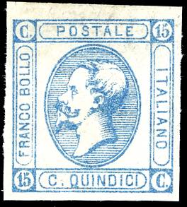 1863 - 15 cent. Litografico, I ... 