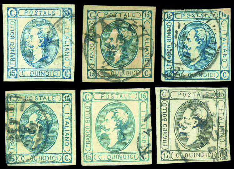 1863 - Eccezionale insieme dei sei ... 