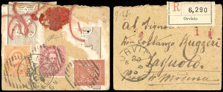 1888 - 2 cent. rosso mattone, De ... 