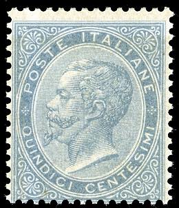 1863 - 15 cent. De La Rue, ... 