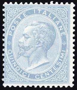 1863 - 15 cent. De La Rue (L18), ... 