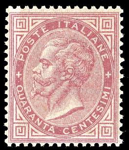 1863 - 40 cent. De La Rue, ... 