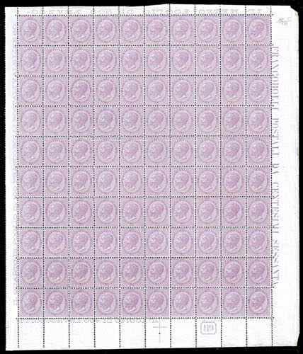 1866 - 60 cent. De La Rue, ... 