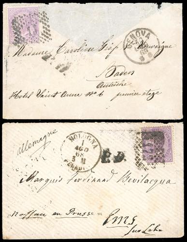 1868/69 - 60 cent. De La Rue, ... 