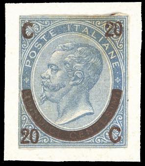 1865 - 20 cent. su 15 cent., III ... 