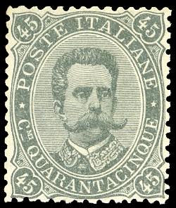 1889 - 45 cent. Umberto I (46), ... 