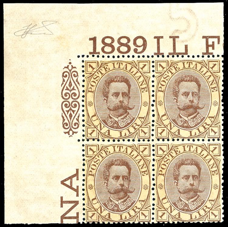 1889 - 1 lira Umberto I (48), ... 