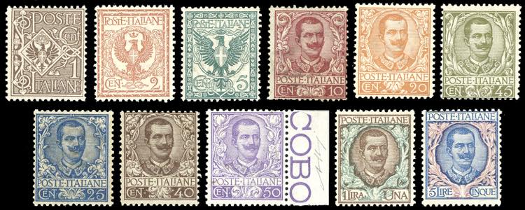 1901 - Floreale, serie completa ... 