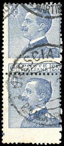 1908 - 25 cent. Michetti, ... 