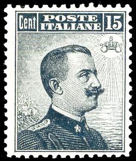 1909 - 15 cent. Michetti, II tipo ... 