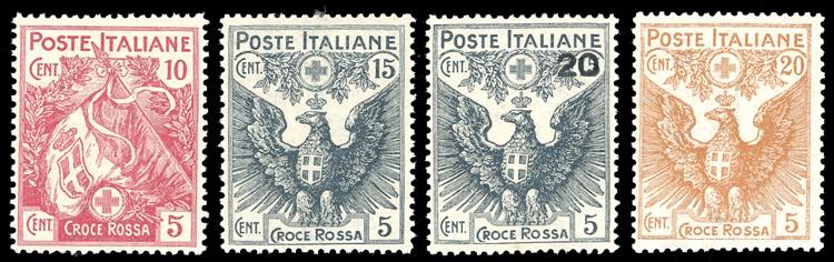 1915 - Croce Rossa, serie completa ... 