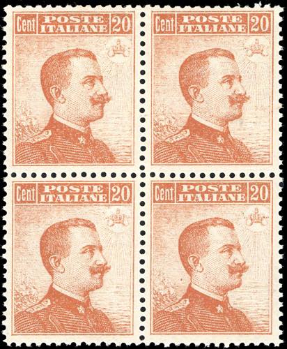 1916 - 20 cent. Michetti, senza ... 