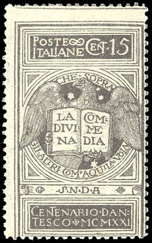 1921 - 15 cent. grigio violetto ... 