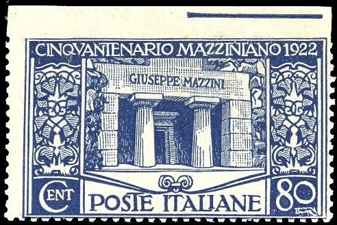 1922 - 80 cent. Mazzini, non ... 