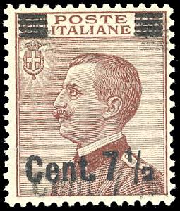 1927 - 7 1/2 cent. su 85 cent., II ... 