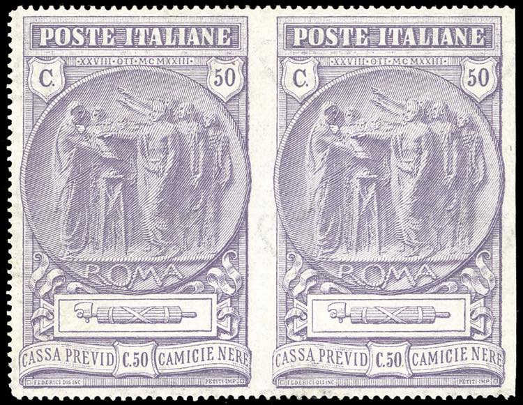 1929 - 50 cent. Camicie Nere, ... 