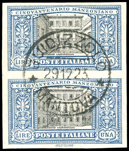 1923 - 1 lira Manzoni, non ... 