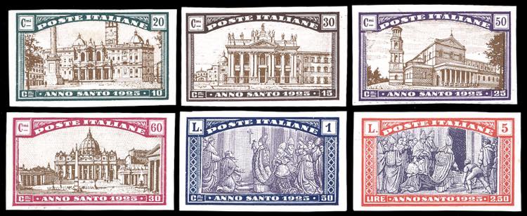 1924 - Anno Santo, prove su carta ... 