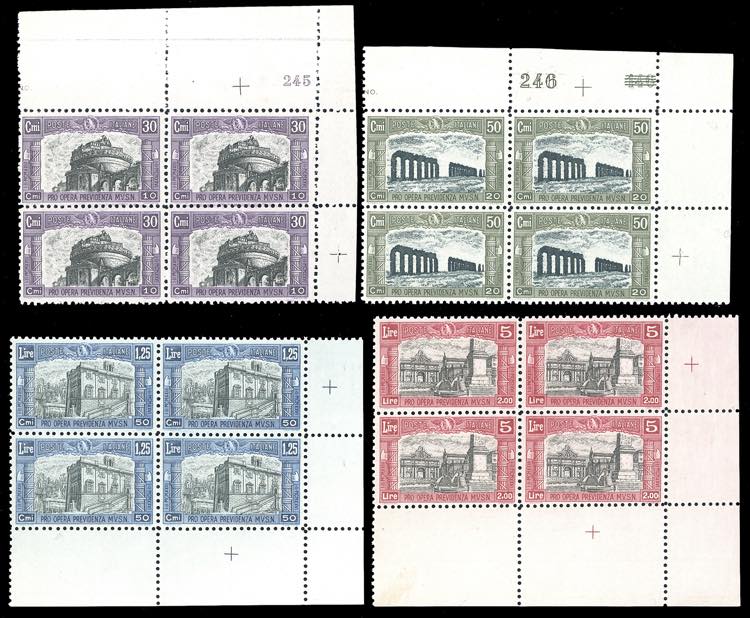 1928 - Milizia II emissione, serie ... 