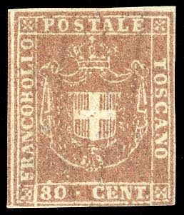 1860 - 80 cent. carnicino (22), ... 