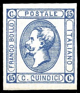 1863 - 15 cent. Litografico, I ... 