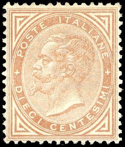 1863 - 10 cent. De La Rue, ... 