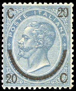 1865 - 20 cent. su 15 cent. Ferro ... 