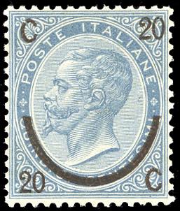 1865 - 20 cent. su 15 cent. Ferro ... 