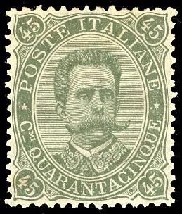 1889 - 45 cent. Umberto I (46), ... 