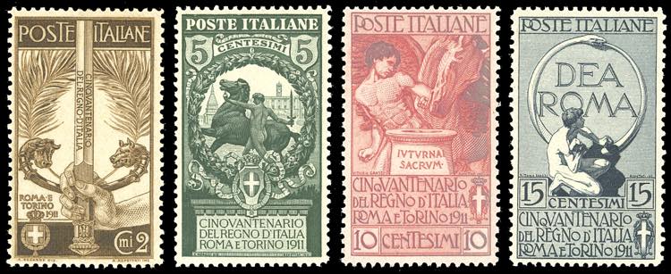 1911 - Unità dItalia, serie ... 