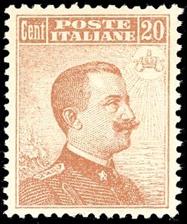 1916 - 20 cent. Michetti, senza ... 