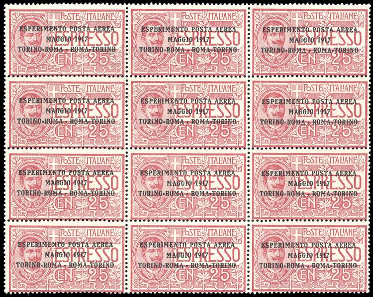 1917 - 25 cent. soprastampato (1), ... 