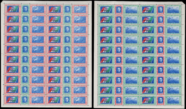 1933 - Trittici Balbo, i due fogli ... 