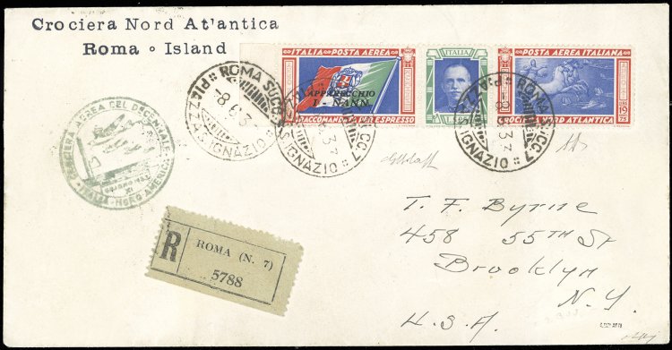 1933 - 19,75 + 5,25 lire Trittico ... 