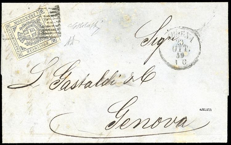 1859 - 20 cent. ardesia violaceo ... 