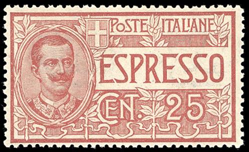 1903 - 25 cent. rosso (1), ottima ... 