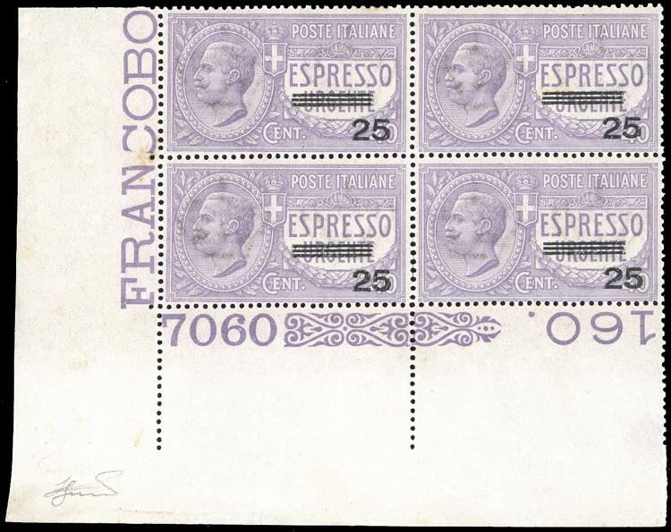 1917 - 25 su 40 cent. ... 