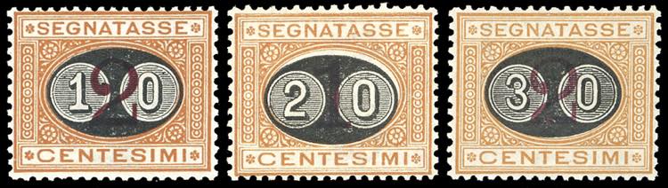 1890/91 - Mascherine, serie ... 