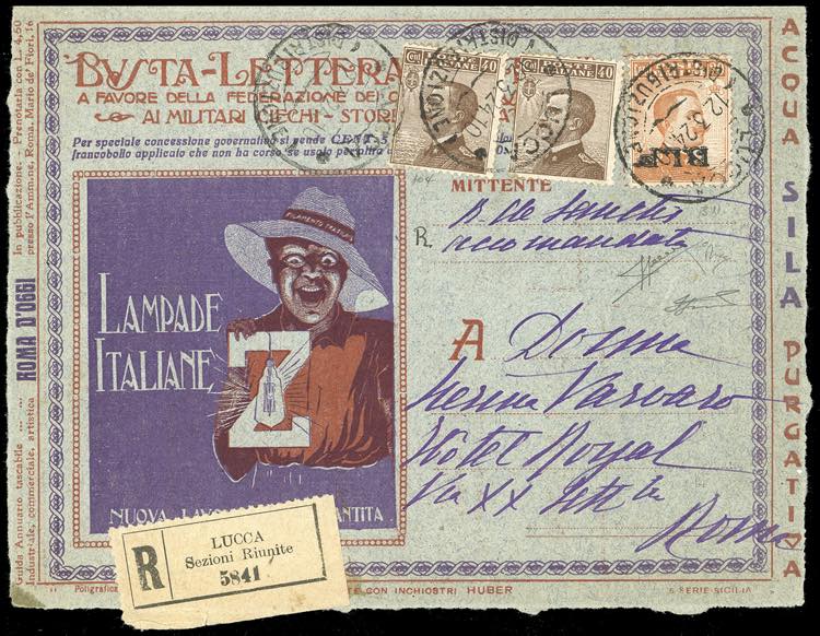 1924 - 20 cent. soprastampa BLP ... 