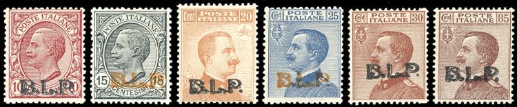 1923 - Soprastampati BLP del III ... 