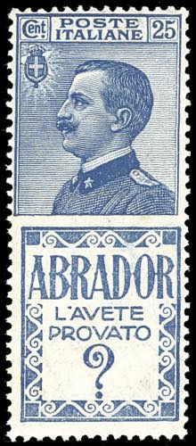 1924 - 25 cent. Abrador (4), ben ... 