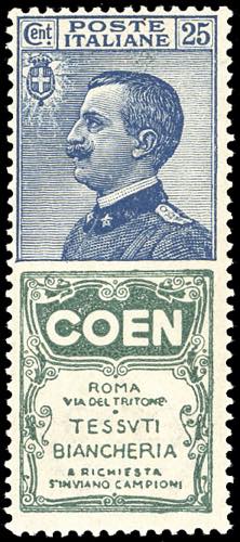 1924 - 25 cent. Coen (5), ben ... 