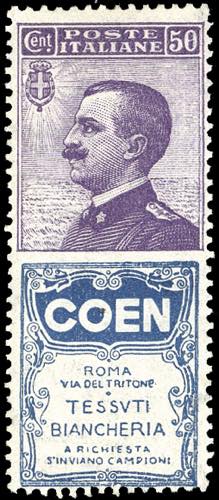 1924 - 50 cent. Coen (10), buona ... 