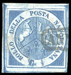 1860 - 1/2 tornese azzurro ... 