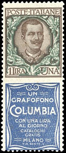 1924 - 1 lira Columbia (19), ben ... 