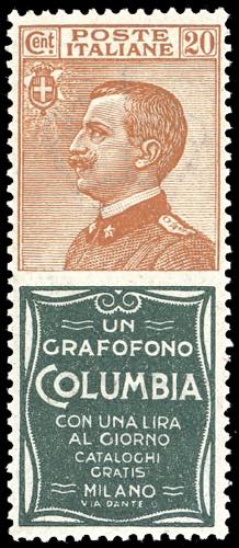 1925 - 20 cent. Columbia, non ... 