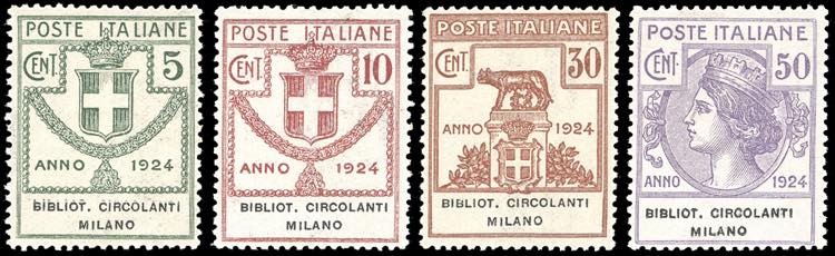BIBLIOT.CIRCOLANTI MILANO 1924 - ... 