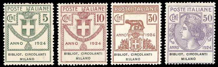 BIBLIOT.CIRCOLANTI MILANO 1924 - ... 